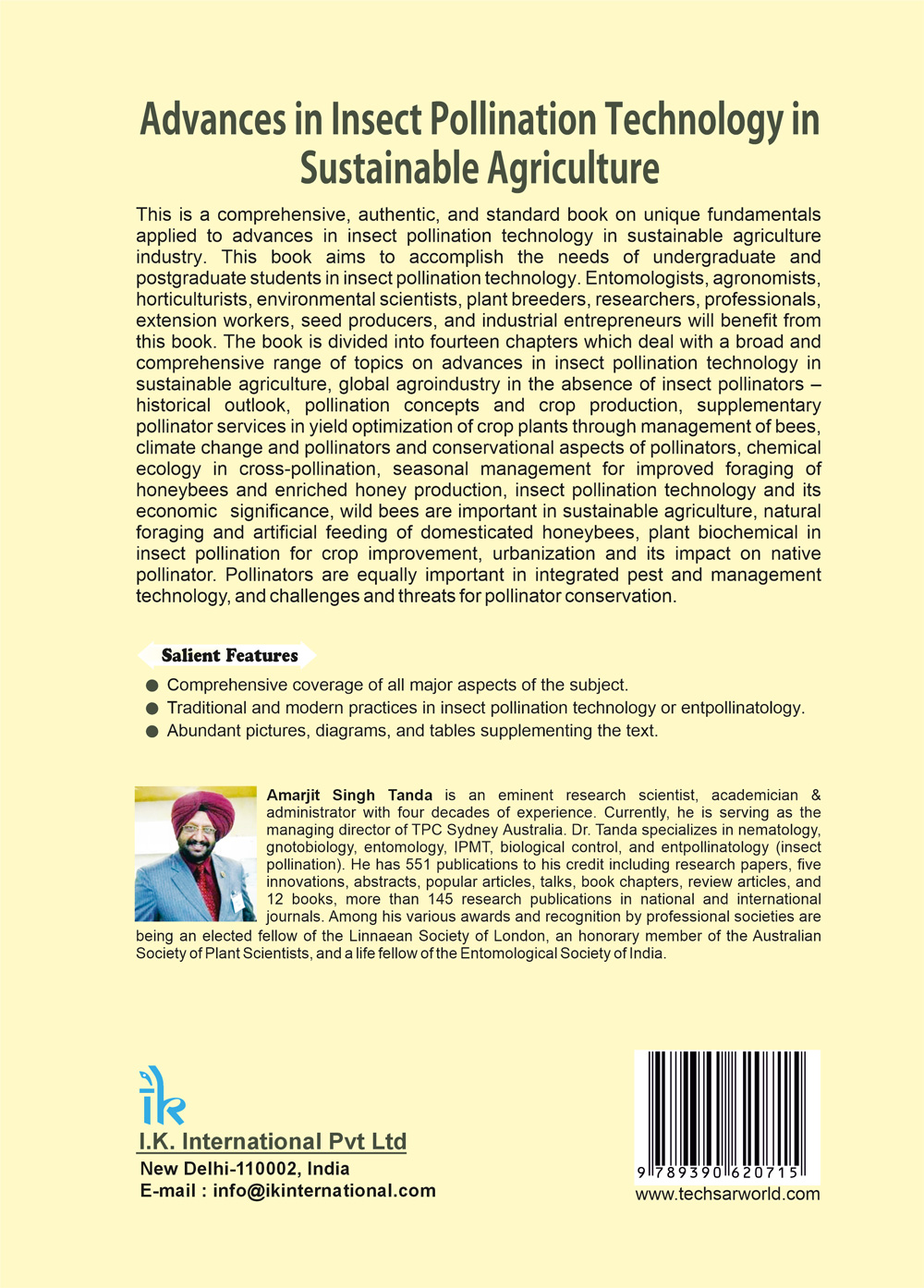 Advances in Insect Pollination Technology in Sustainable Agriculture